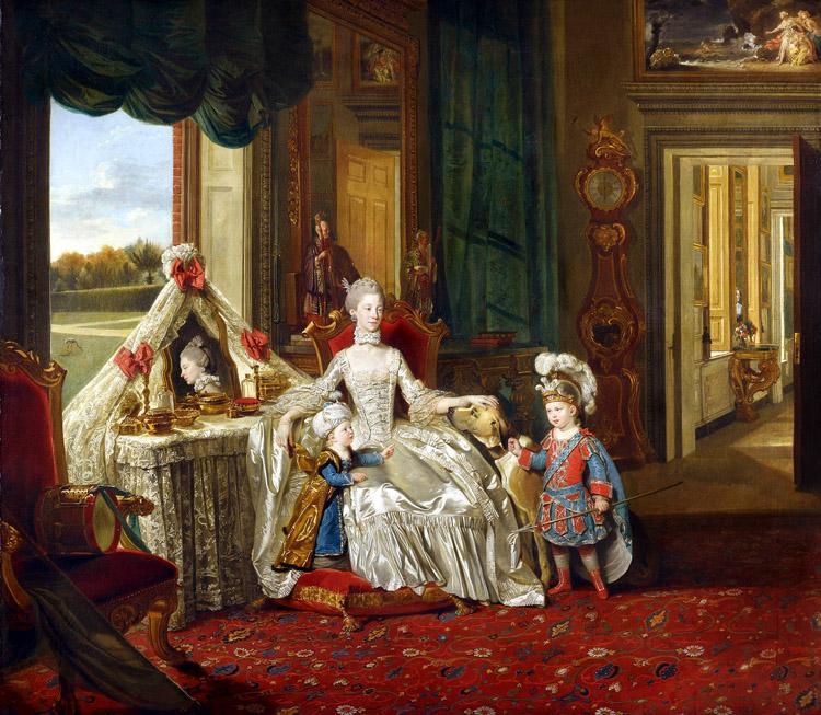  Queen Charlotte at her Dressing Table (mk25)